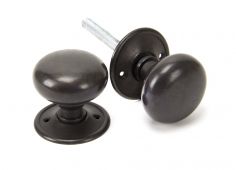 83944 From The Anvil Aged Bronze Mushroom Mortice/Rim Knob Set