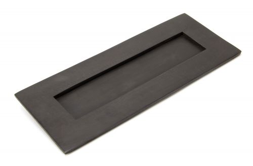 Click Here To Enlarge This Photo Of 83961 From The Anvil Aged Bronze Small Letterplate - Size: 265x108mm - C/C: 232mm - Aperture: 198x44mm