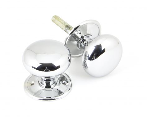 Click Here To Enlarge This Photo Of 90291 From The Anvil Polished Chrome Mushroom Mortice/Rim Knob Set
