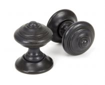 90297 From The Anvil Aged Bronze Elmore Concealed Mortice Knob Set