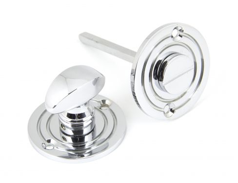 Click Here To Enlarge This Photo Of 90284 From The Anvil Polished Chrome Round Bathroom Thumbturn