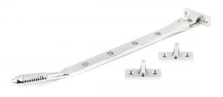 90334 From The Anvil Polished Chrome 10" Reeded Stay