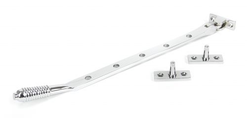 Click Here To Enlarge This Photo Of 90335 From The Anvil Polished Chrome 12" Reeded Stay