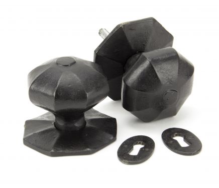 Click Here To Enlarge This Photo Of 91499 From The Anvil External Beeswax Octagonal Mortice/Rim Knob Set - Large