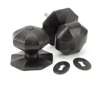 91499 From The Anvil External Beeswax Octagonal Mortice/Rim Knob Set - Large