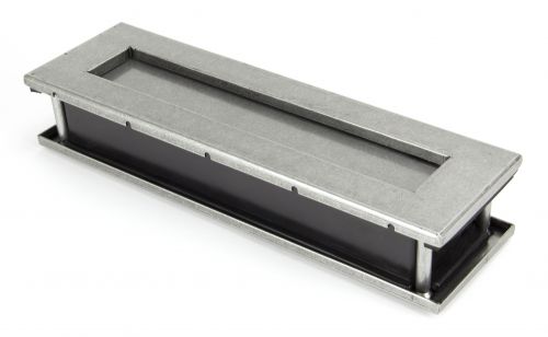 Click Here To Enlarge This Photo Of 91527 From The Anvil Pewter Traditional Letterbox - Size: 315x92mm - C/C: 283mm - Aperture: 249x41mm