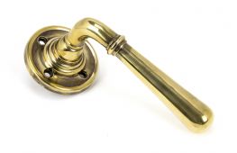 91418 From The Anvil Aged Brass Newbury Lever on Rose