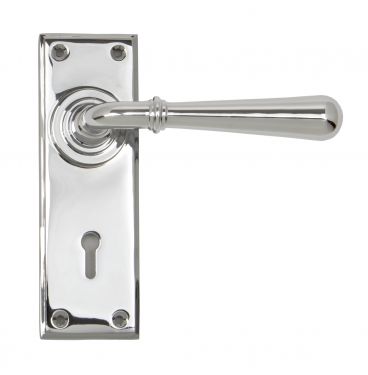 Click Here To Enlarge This Photo Of 91421 From The Anvil Polished Chrome Newbury Lever Lock Set