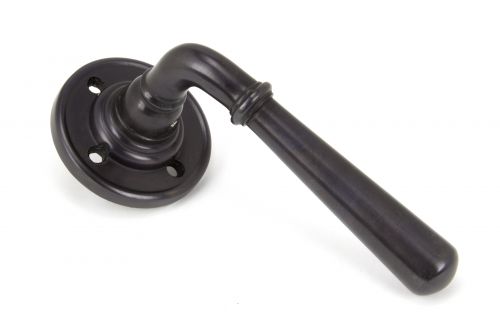 Click Here To Enlarge This Photo Of 91439 From The Anvil Aged Bronze Newbury Lever on Rose