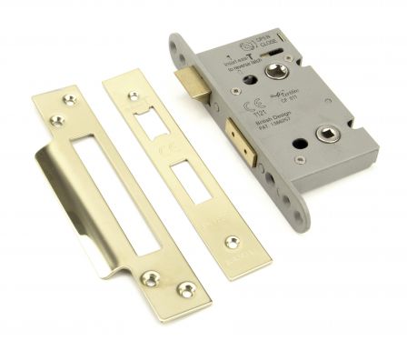 Click Here To Enlarge This Photo Of 91835 From The Anvil PVD 2.5" Heavy Duty Bathroom Mortice Lock