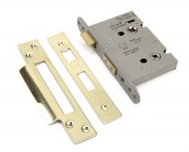 91836 From The Anvil PVD 3" Heavy Duty Bathroom Mortice Lock