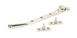 91459 From The Anvil Polished Nickel 8" Newbury Stay