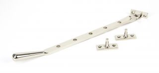 91461 From The Anvil Polished Nickel 12" Newbury Stay
