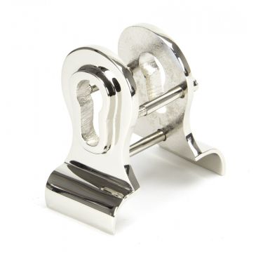 Click Here To Enlarge This Photo Of 90282 From The Anvil Polished Nickel 50mm Euro Door Pull (Back to Back fixings)