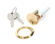 91119 From The Anvil Brass Rim Cylinder Only (Keyed Alike)
