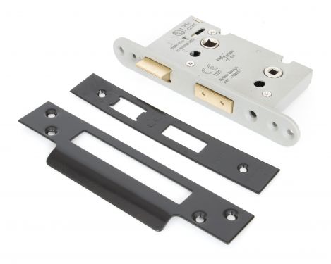 Click Here To Enlarge This Photo Of 91107 From The Anvil Black 2.5" Heavy Duty Bathroom Mortice Lock