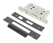 91107 From The Anvil Black 2.5" Heavy Duty Bathroom Mortice Lock