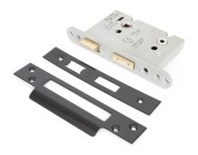 91108 From The Anvil Black 3" Heavy Duty Bathroom Mortice Lock