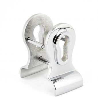 Click Here To Enlarge This Photo Of 90066 From The Anvil Polished Chrome 50mm Euro Door Pull (Back to Back fixings)
