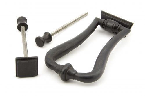 Click Here To Enlarge This Photo Of 90041 From The Anvil Aged Bronze Slimline Art Deco Door Knocker